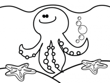 cute octopus coloring pages | Only Coloring Pages