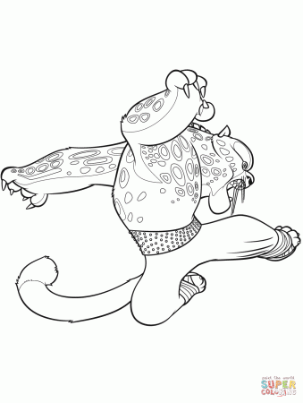 Tai Lung coloring page | Free Printable Coloring Pages