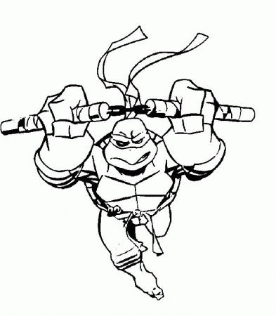 Classic Ninja Turtles Coloring Pages - Coloring Pages For All Ages