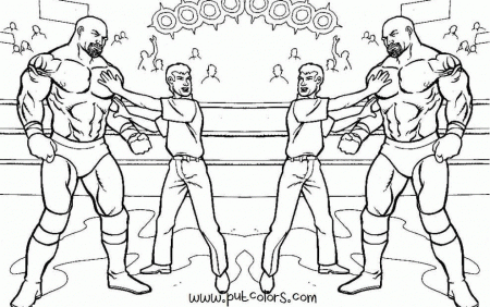 How To Make Free Printable Wwe Wrestling Coloring Pages H Amp M ...