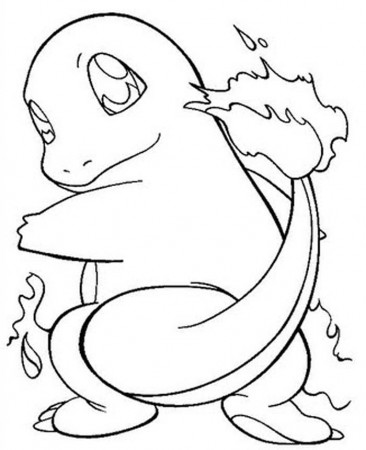 Baby Charmander Coloring Pages - Coloring Pages For All Ages
