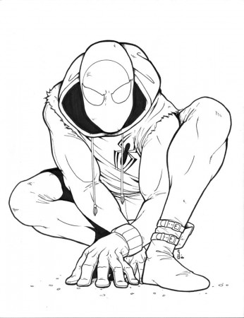 Scarlet Spider to the 3rd by ragelion on DeviantArt | Spider coloring page,  Spiderman coloring, Avengers coloring pages