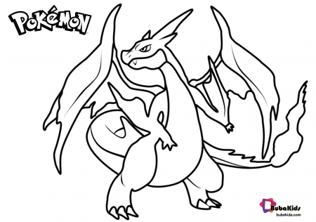 Mega charizard Pokemon coloring page Collection of cartoon coloring pages  for teenage printabl… | Pokemon coloring pages, Pokemon coloring, Pokemon coloring  sheets