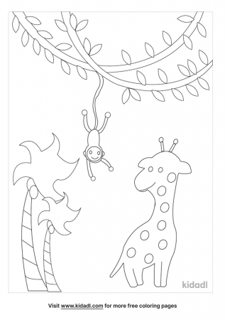 Jungle Vines Coloring Pages | Free Jungle Coloring Pages | Kidadl