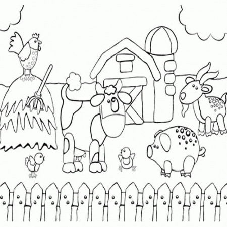 Printable 51 Farm Animal Coloring Pages 3731 - Farm Animal ...