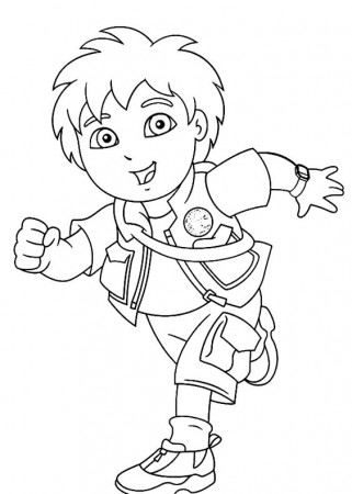 Free Printable Go Diego Go Coloring Pages | H & M Coloring Pages