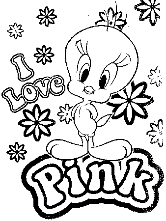 Coloring Pages: Tweety Bird free printable coloring pages Free and ...
