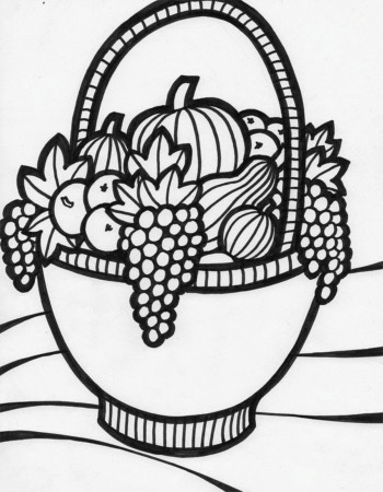 Free Printable Coloring Pages Of Fruit Bowls - Coloring