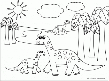 preschool dinosaurs coloring sheets - Clip Art Library