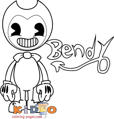 coloring pages bendy and the ink machine - Kids Coloring Pages