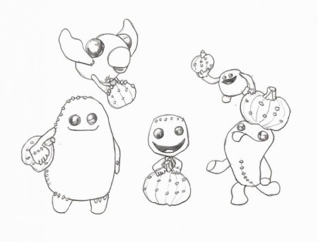 Little Big Planet Coloring Page