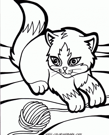 Cat Coloring Pages Free Printables - Coloring Pages For All Ages