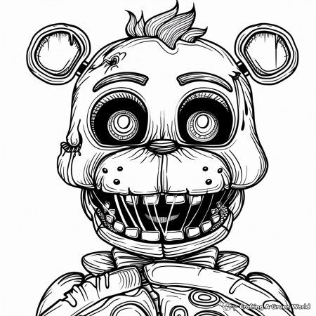 Freddy Fazbear Coloring Pages - Free ...