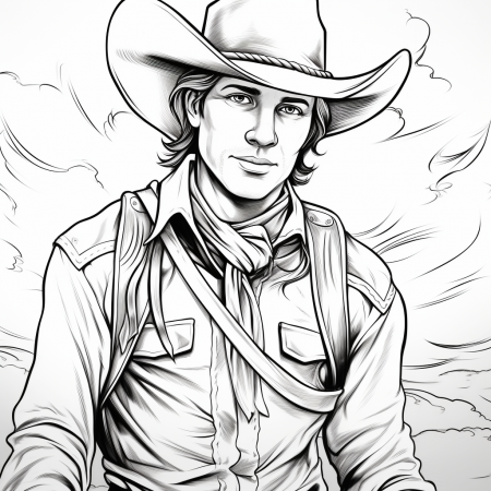 Cowboy | Coloring books for children 5 ...