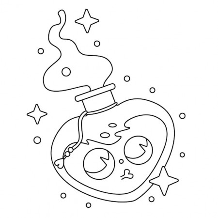 Potion Coloring Page Images - Free ...