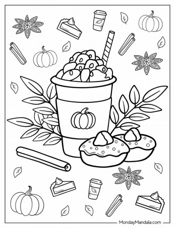 68 Autumn & Fall Coloring Pages (Free ...