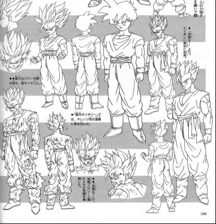 SS2 & SS1 Broly Movie Gohan Design : r/dbz