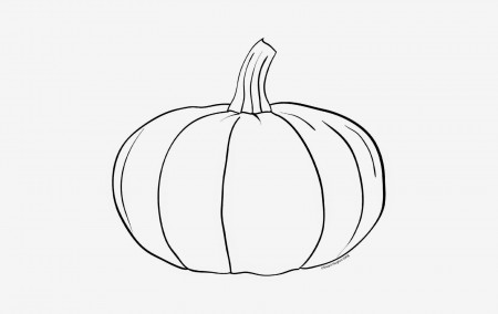 Pumpkin Coloring Sheet | Free Coloring Sheet