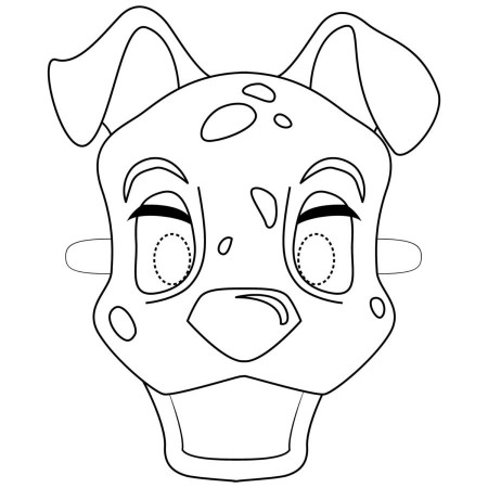 Masks Coloring Pages