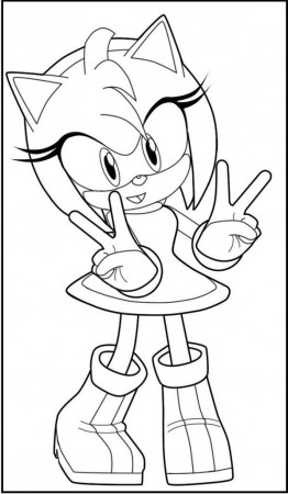Sonic Girls Coloring Pages