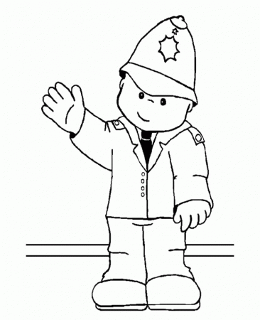 cops and robbers coloring pages - Clip Art Library