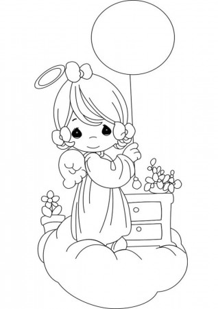 Free & Easy To Print Precious Moments Coloring Pages - Tulamama