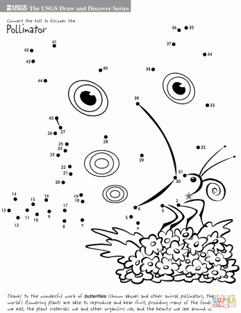Butterfly dot to dot | Free Printable Coloring Pages