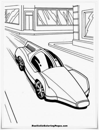 Hot wheels #72 (Transportation) – Printable coloring pages