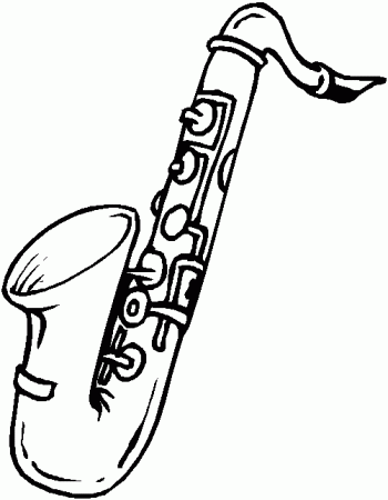 saxophone Colouring Pages (page 2) - ClipArt Best - ClipArt Best ...