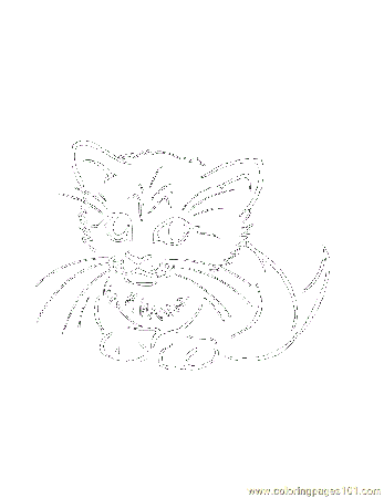 Baby Cat Coloring Page - Free Cat Coloring Pages ...