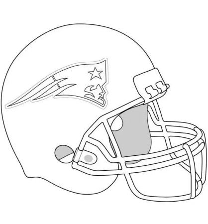 New England Patriots Coloring Pages Printable PDF – Coloringfolder.com