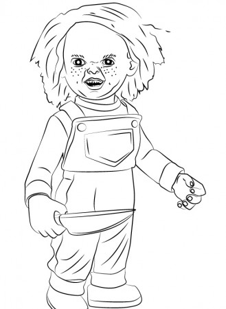 Chucky Coloring Pages