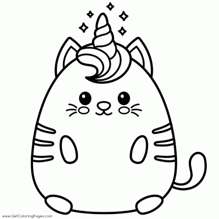 Unicorn Cat Coloring Pages ...