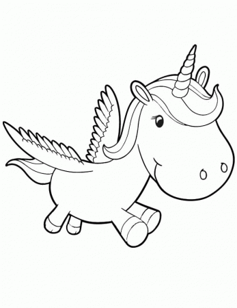 kids christmas unicorn coloring - Clip Art Library