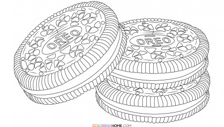 Oreo coloring page