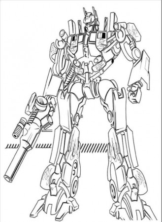 Optimus Prime Coloring Pages PDf To ...