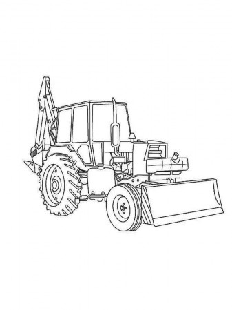 Construction Vehicles coloring pages. Download and print construction  vehicles coloring pages