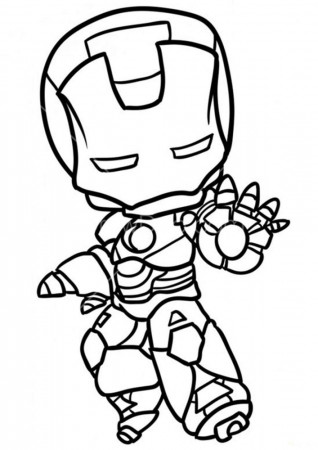 Free & Easy To Print Iron man Coloring Pages - Tulamama