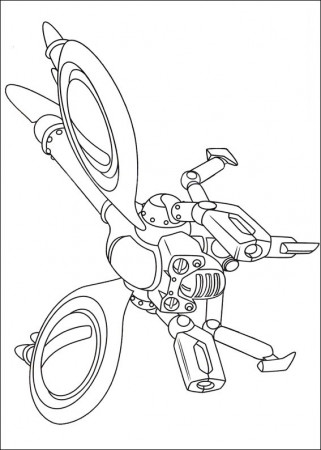 Am Ant Robot is one of enemy of Atom Astro Coloring Pages - Astro Boy Coloring  Pages - Coloring Pages For Kids And Adults