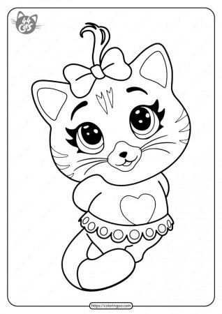 Free Printable 44 Cats Pilou Pdf Coloring Page. High quality free printable  pdf coloring, drawing, painting pag… in 2021 | Cat coloring page, Coloring  books, Coloring pages
