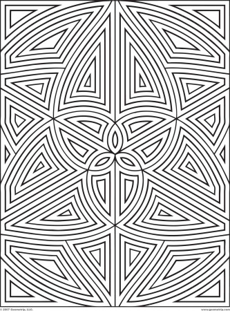 Print Coloring Pages Geometric Patterns Coloring Pages Images ...