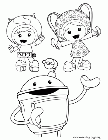 Pin Team Umizoomi Printable Coloring Pages Az