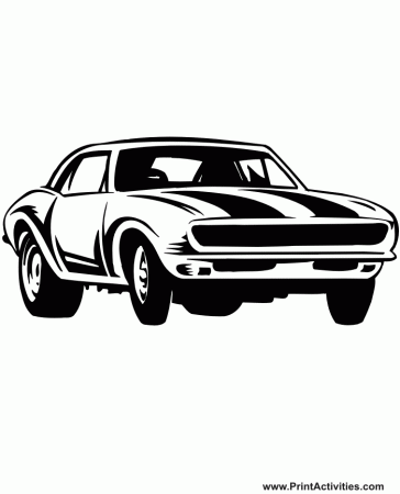 Camaro - Coloring Pages for Kids and for Adults