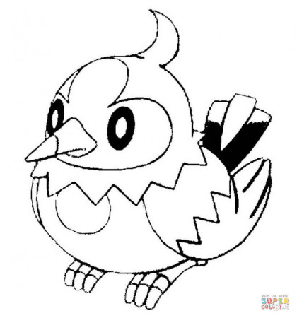 Starly coloring page | Free Printable Coloring Pages