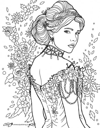 Adult Coloring Pages People Pictures - Whitesbelfast