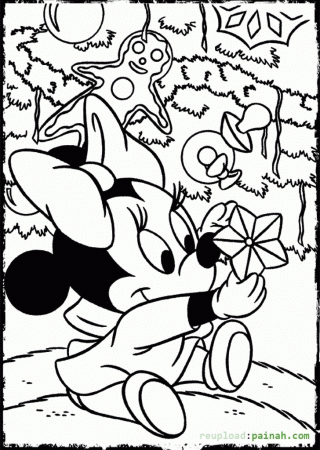Printable Coloring Pages Christmas Disney - Coloring
