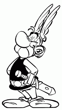 Asterix Coloring Page