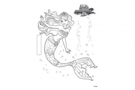 Barbie Mermaid Tale Coloring Pages Sad Fish Printable