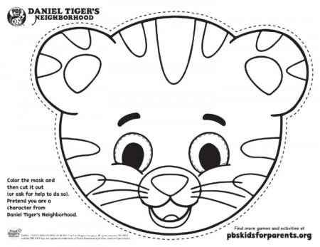 Daniel Tiger's Neighborhood Masks | Kids… | PBS KIDS for Parents