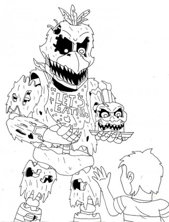 Fnaf coloring pages, Coloring pages ...